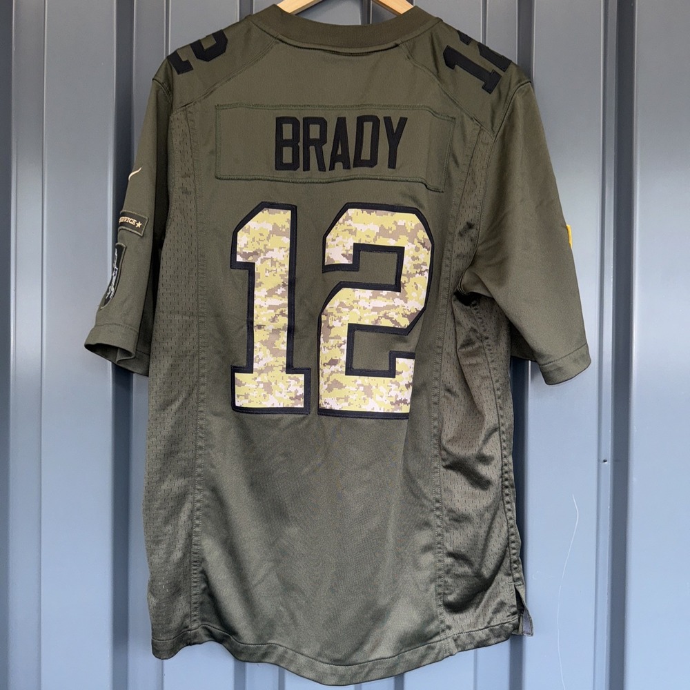 Nike Tom Brady New England Patriots Salute to Service Jersey Size M